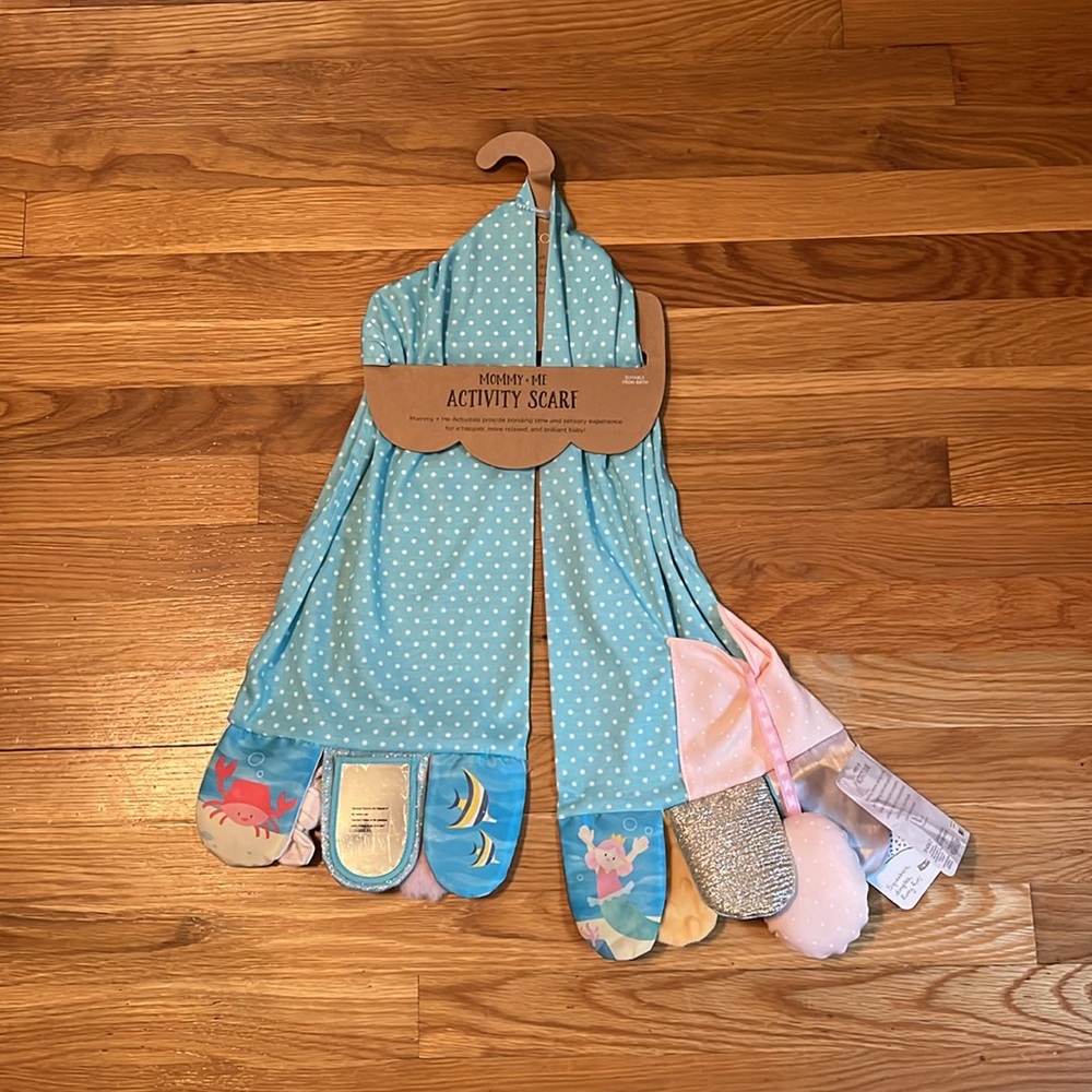 Demdaco Mommy & Me Activity Scarf - Mermaid - Picture 3 of 8